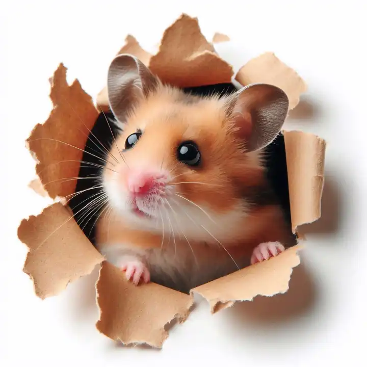 Hamster, generated with AI