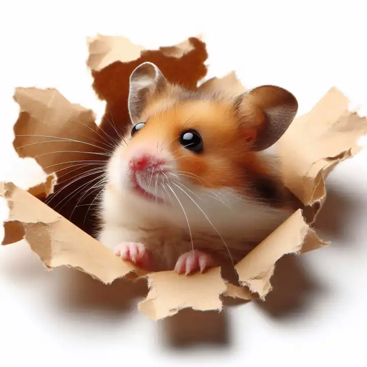 Hamster, generated with AI
