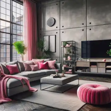 Modern living room, generated with AI