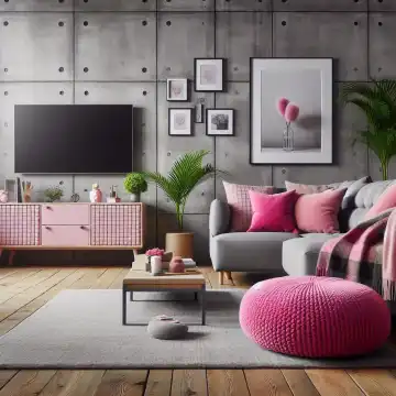 Modern living room, generated with AI