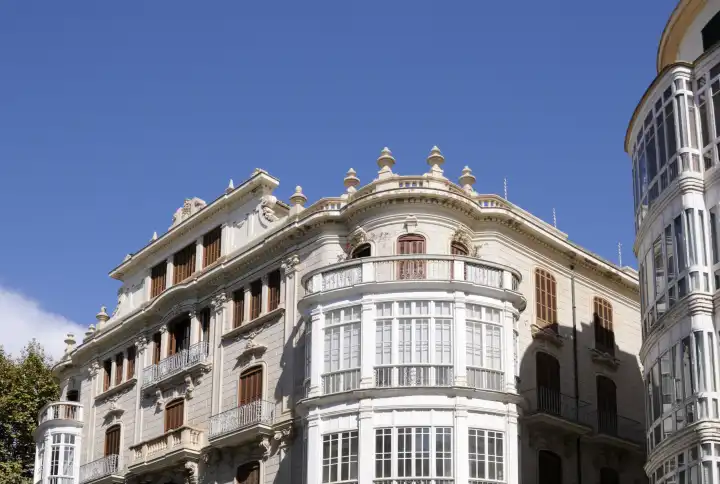 Building in Palma, Majorca, architect Gaspar Bennazar Moner