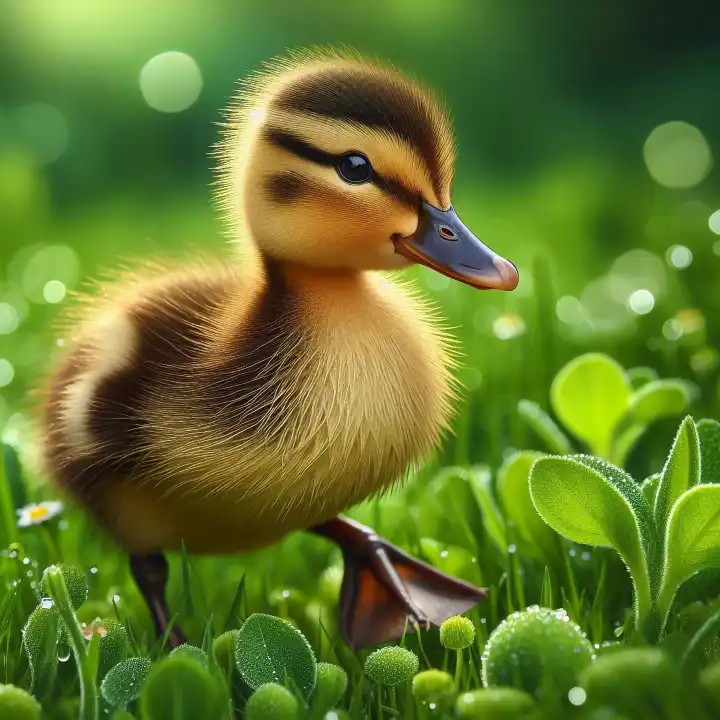 Ducklings, generated with AI