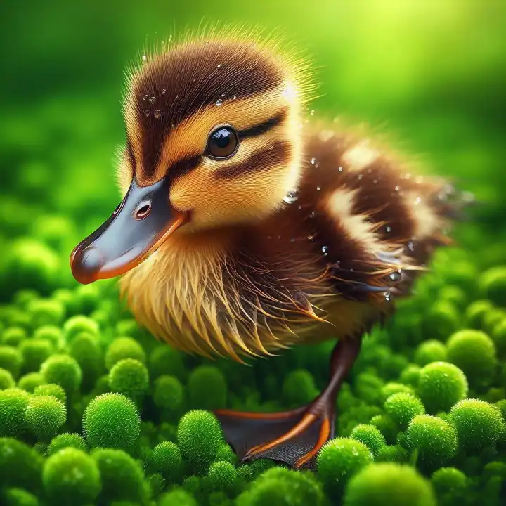 Ducklings, generated with AI