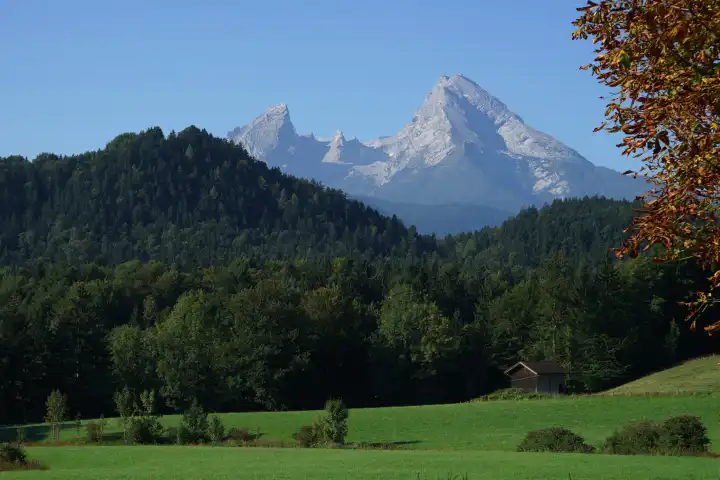 Watzmannmassiv im Berchtesgadener Land