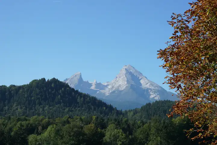 Watzmann massif in Berchtesgaden