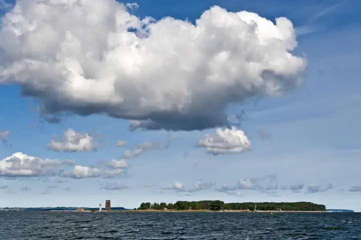 Ruden island in the Bay of Greifswald