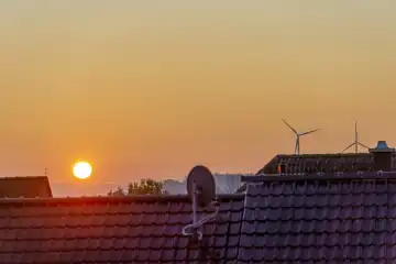 Sunrise over the rooftops