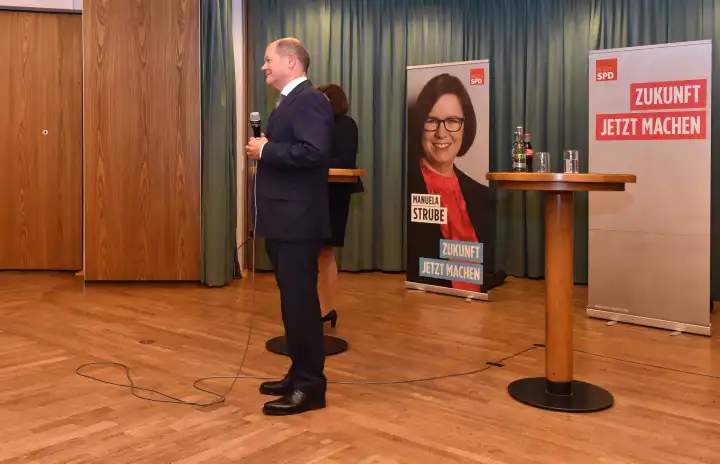 Olaf Scholz at the SPD event