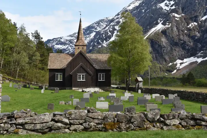 Holzkirche in Norwegen