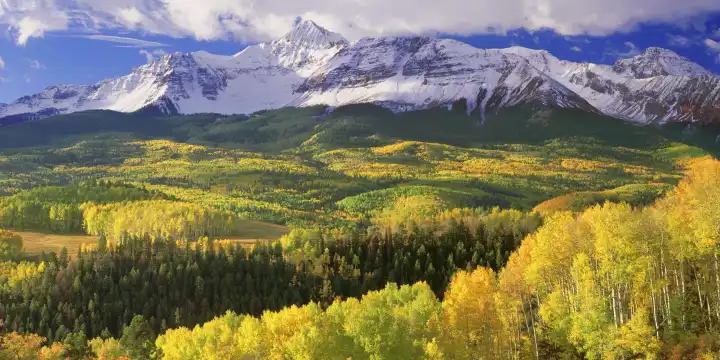 Herbst, Wilson Range, San Juan Mountains, Colorado, USA