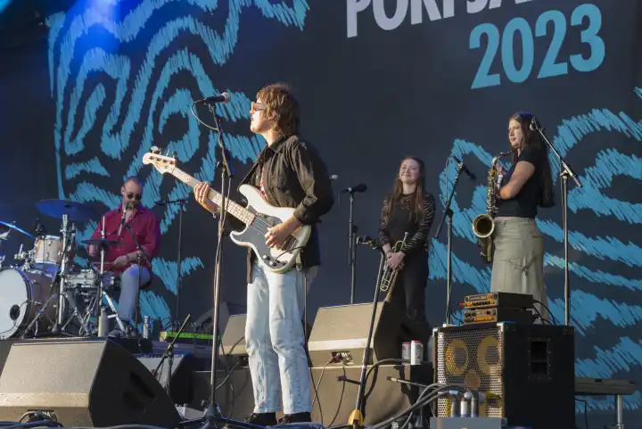 Pori, Finland. July 13, 2023. The Teskey Brothers perform at Pori Jazz.