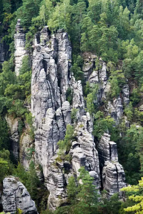Saxony Switzerland, Germany, rock formation