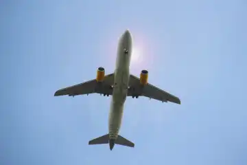 plane in the sky