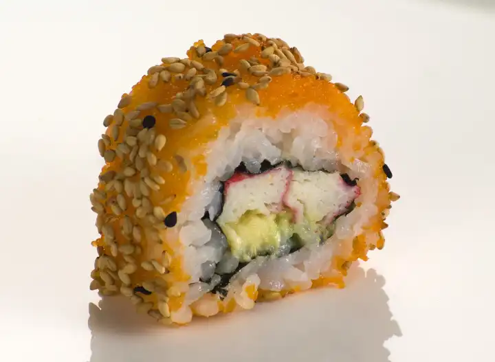 Sushi with caviar