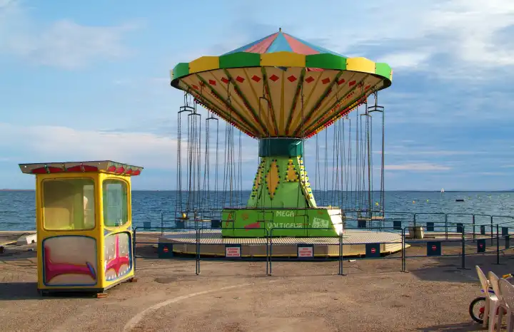 Carousel by the sea