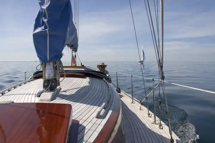 Segelschiff bei Flaute auf der Ostsee