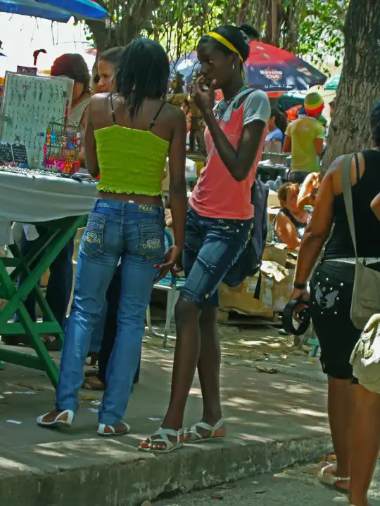 Marktstände in Havanna
