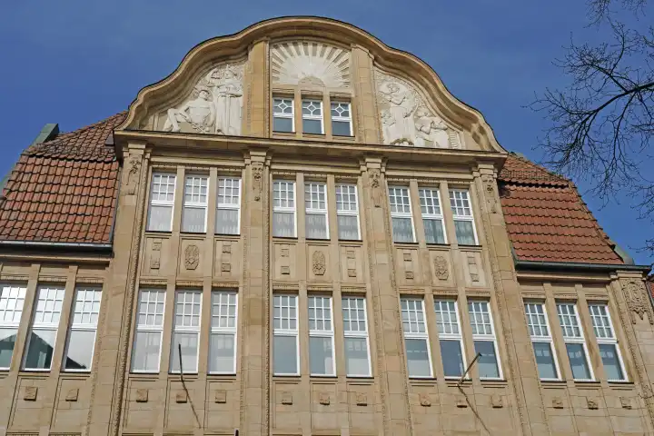 Art Nouveau façade in Coburg