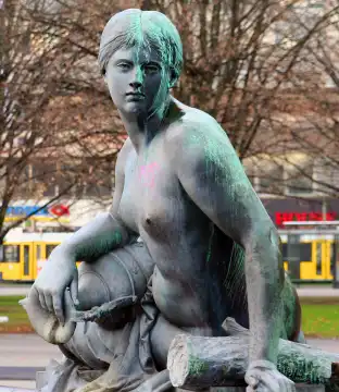 Neptun fountain in Berlin