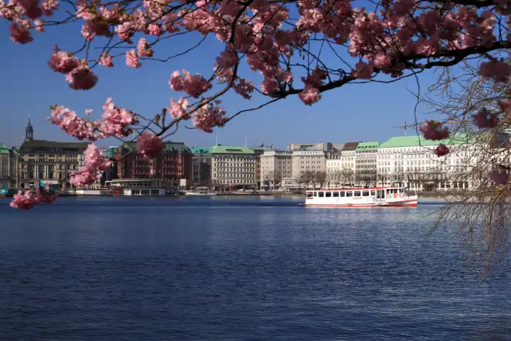 Springtime at Hamburg