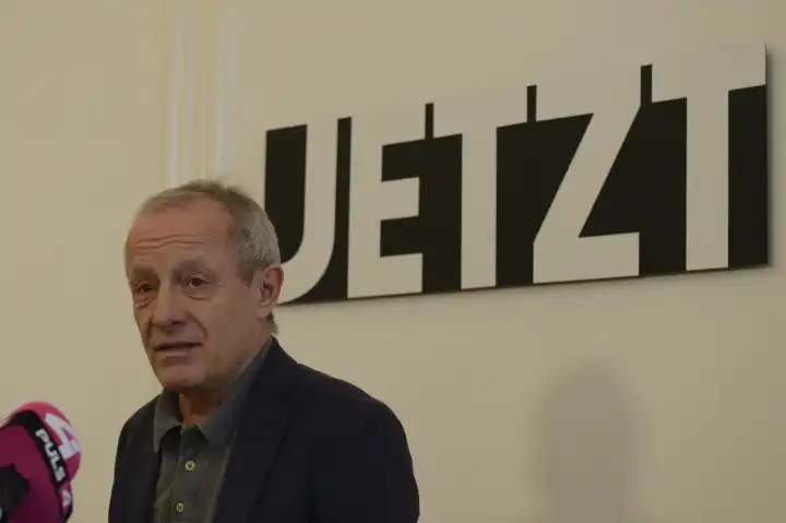 Press conference with Peter Pilz, list NOW
