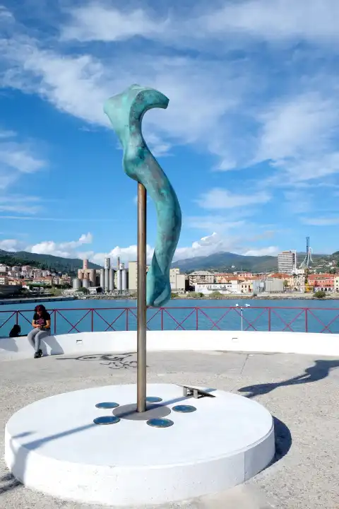Forma Sirena Port of Oneglia Imperia Liguria Italy