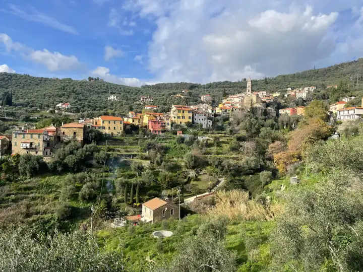 Village of Montegrazie, Imperia Liguria Italy