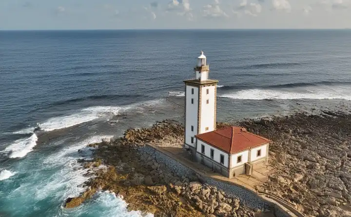 Old lighthouse, generated with AI