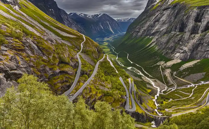 Fjordlandschaft in Norwegen, generiert mit KI