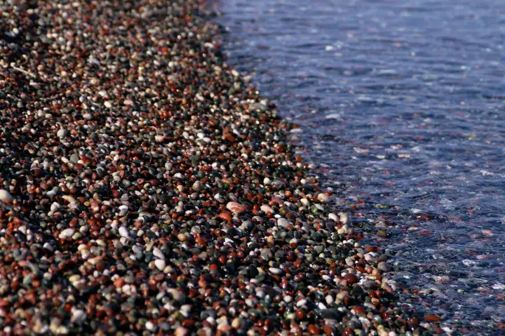 Beach with pebbles Version E