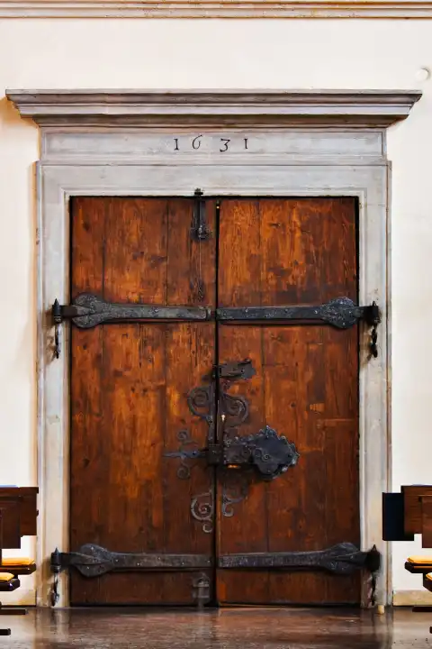 portal in the staircase church in Graz, Styria, Austria, Europe
