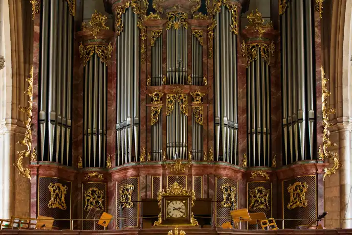 church organ in the Dom of Graz, Styria, Austria, Europe