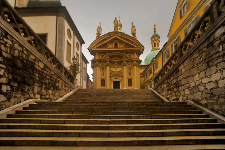 Katharinenchurch and mausoleum in graz, Styria, Austria, Europe
