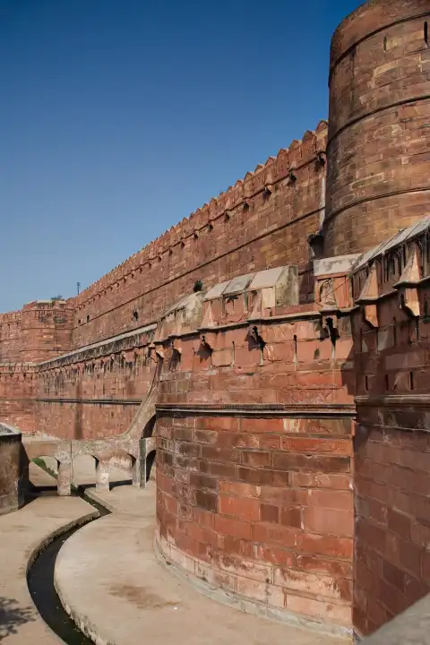 Red Fort in Agra, Nort India, India, Asia