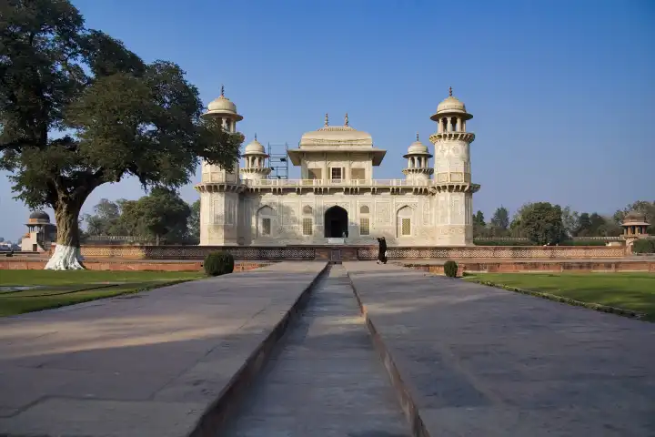 indian monument from Itimad Ud-Daulah, North India, India, Asia