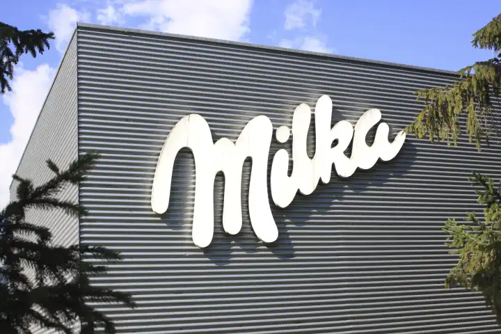 Firma Mondelez International, Milka in Bludenz, Vorarlberg, Österreich