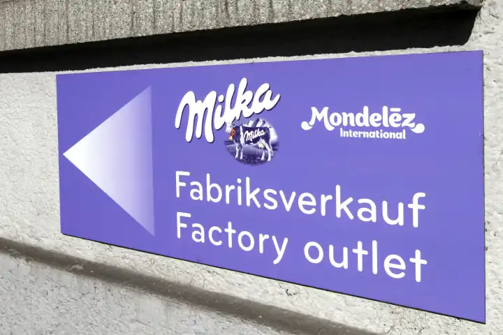 Fabriksverkauf der Firma Mondelez International Milka in Bludenz, Vorarlberg