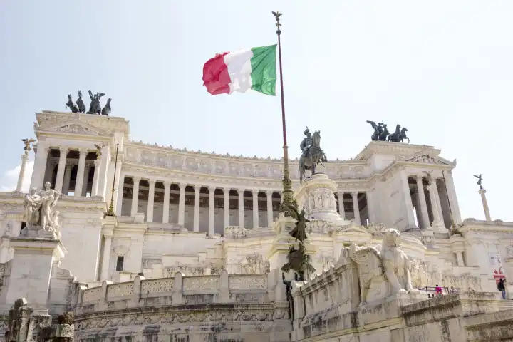 Nationaldenkmal Viktor Emanuel II in Rom, Italien