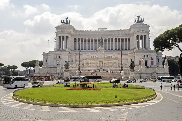 Nationaldenkmal Viktor Emanuel II in Rom, Italien