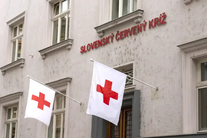 Slowakisches Rotes Kreuz in Bratislava, Slowakei