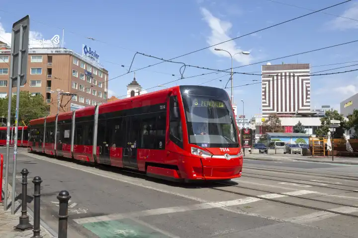 Straßenbahn Linie 3 in Bratislava, Slowakei