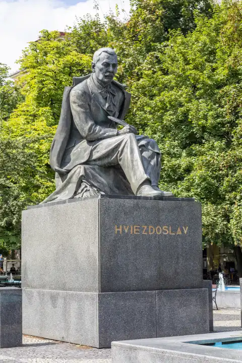 Denkmal von Pavol Orszagh Hviezdoslav, Dichter, Bratislava, Slowakei