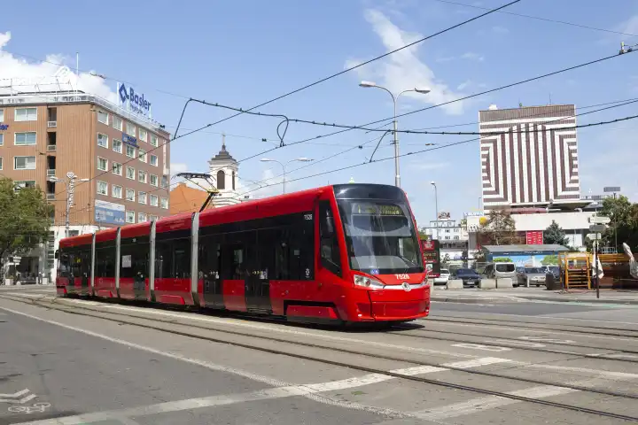 Straßenbahn Linie 1 in Bratislava, Slowakei