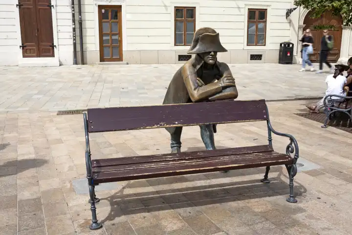 Napoleonstatue in Bratislava, Slowakei