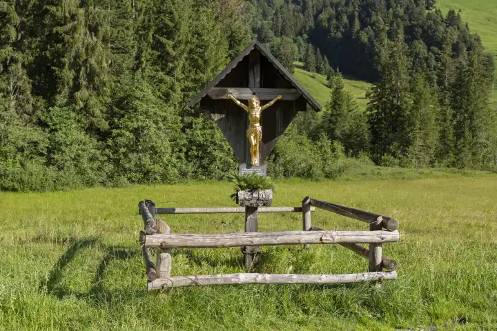 wayside cross, Schönenbach in the Bregenzerwald, Vorarlberg