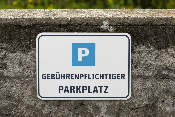 Gebührenpflichtiger Parkplatz