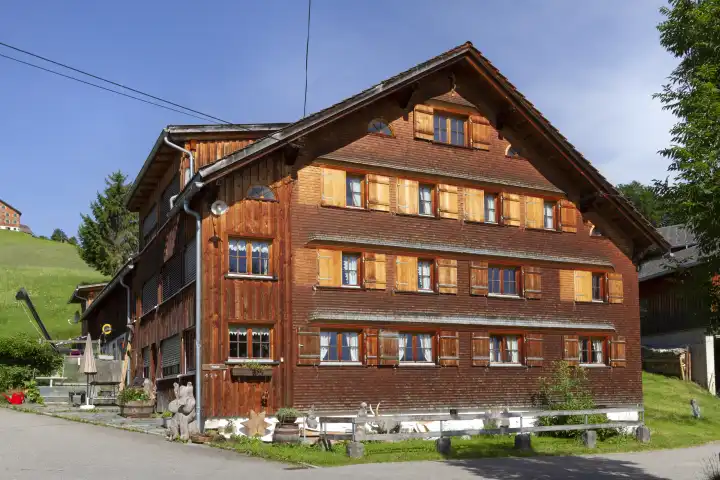 Bregenzerwälderhaus, Schwarzenberg, Vorarlberg, Österreich