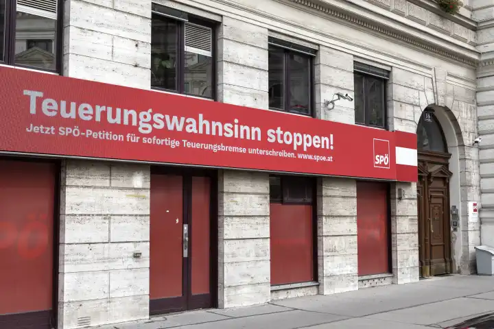 SPÖ Zentrale, Petition Teuerungswahnsinn stoppen!