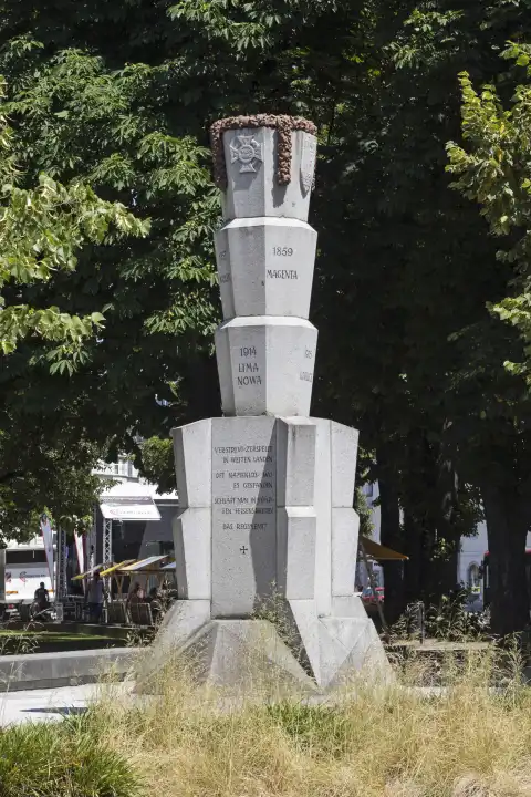 Kriegerdenkmal der "Linzer Hessen" in Linz, Oberösterreich, sterreich