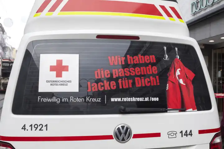 Österreichisches Rotes Kreuz, Rettungsauto